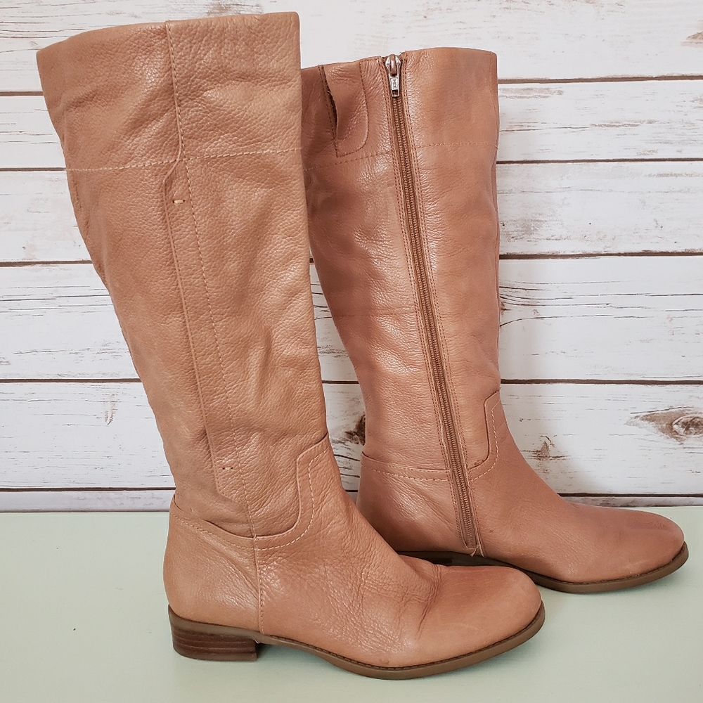 Nine West Soft Tan Leather Boots